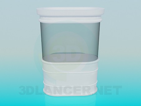 modello 3D Acquario - anteprima