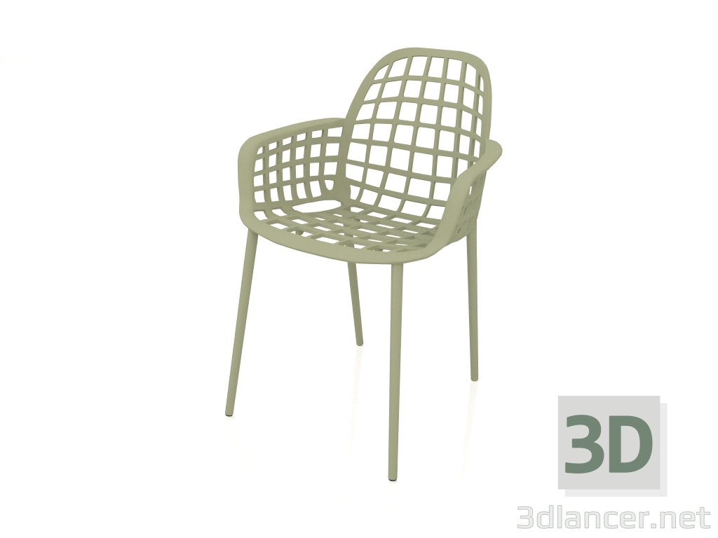 modèle 3D Chaise de jardin Albert Kuip (Vert) - preview