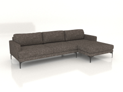 Sofa Fisht corner 290 cm (metal legs)
