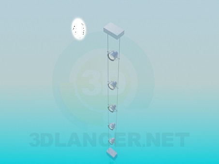 3d model Pendant lamp - preview 3d model Pendant lamp - preview