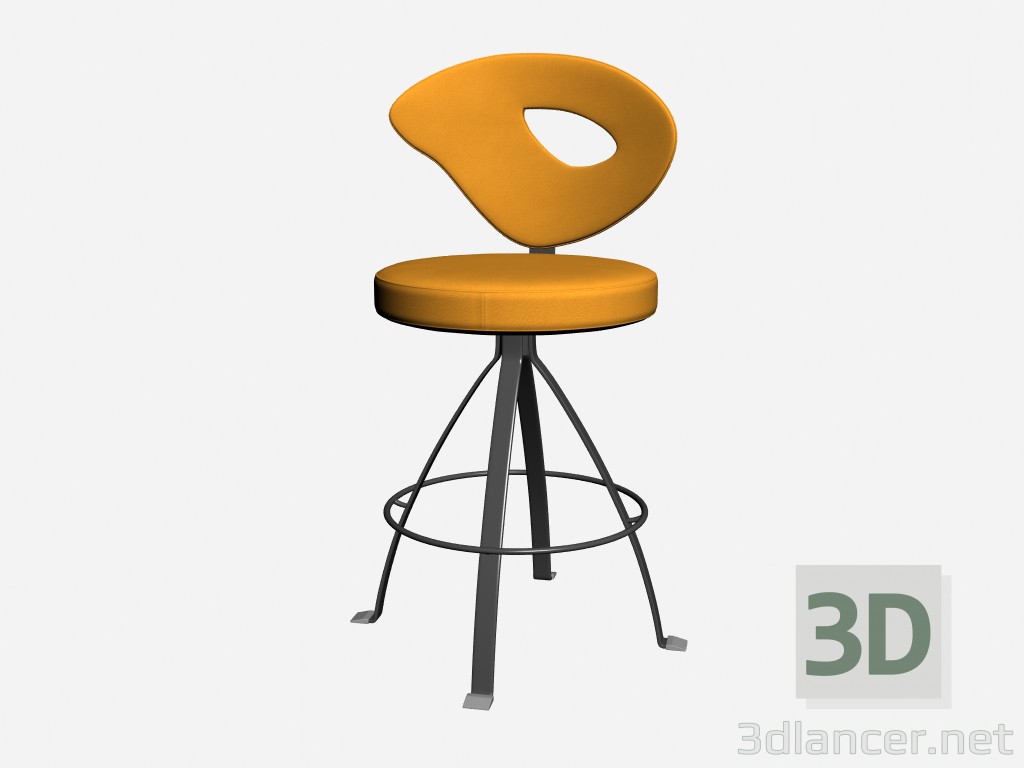 modello 3D Sedia Bar samba 1 - anteprima