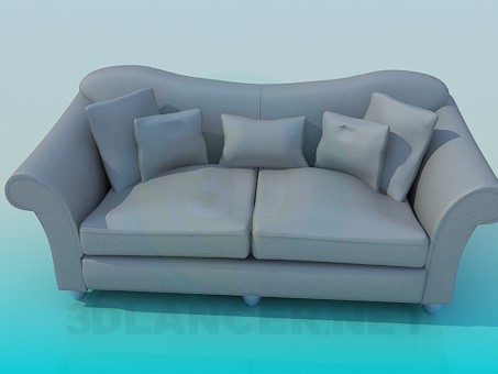 3d model Sofa - preview 3d model Sofa - preview