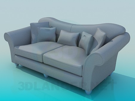 3d model Sofa - preview 3d model Sofa - preview