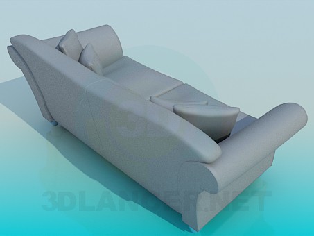 3d model Sofa - preview 3d model Sofa - preview