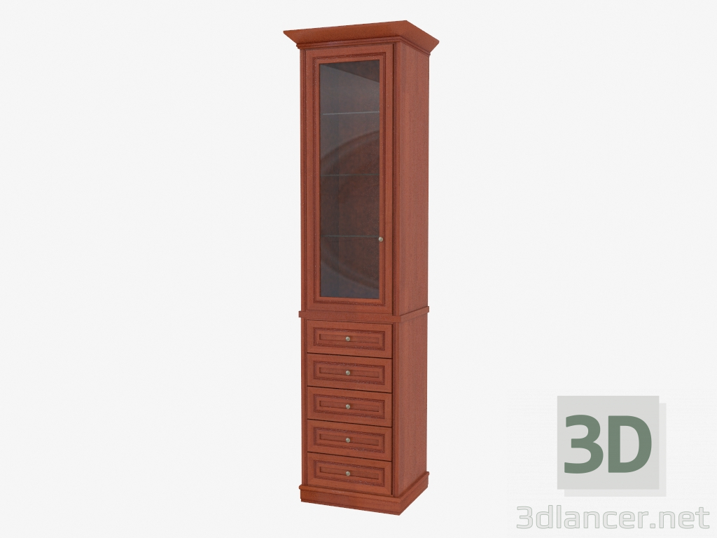 modèle 3D Elément-fixation sur le mur du meuble (366-33) - preview