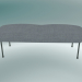 3d model Bench Oslo (Fiord 151, Light Gray) - preview