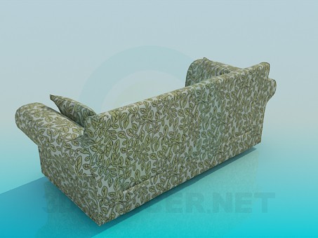 3d модель Диванчик – превью 3d модель Диванчик – превью