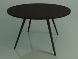 Table ronde 5455 (H 74 - P 120 cm, wengé L21 plaqué, V44)