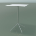 3d model Square table 5748 (H 103.5 - 69x69 cm, spread out, White, LU1) - preview