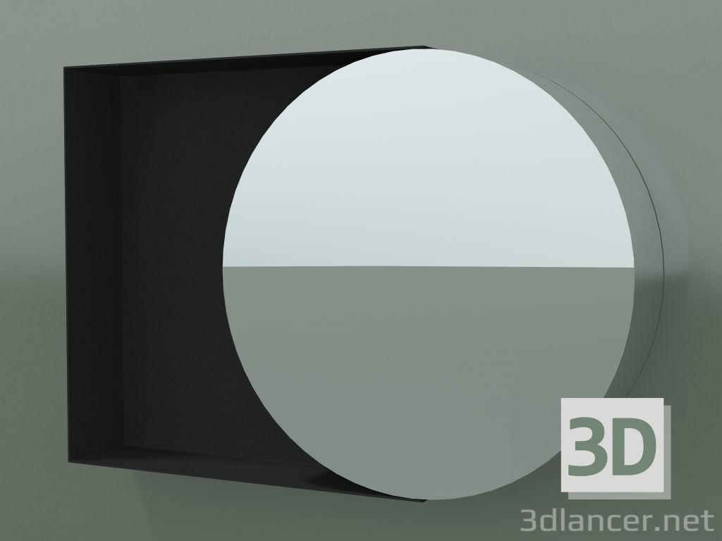 modello 3D Specchio Pois (8APMA0D02, Lamiera, D 40 cm) - anteprima