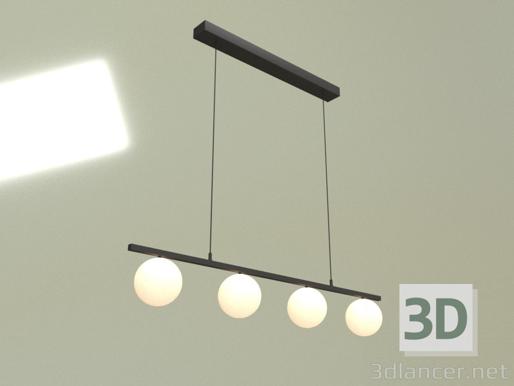 modèle 3D Lampe à suspension GLOBE HANG 3200K BK 15011 - preview
