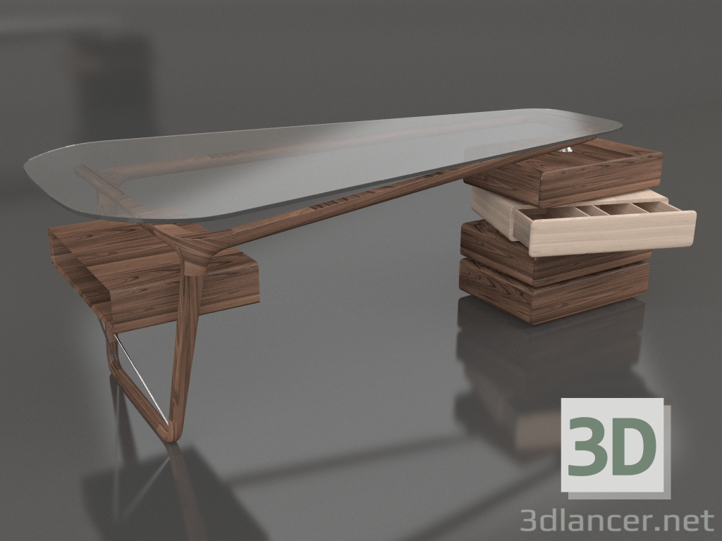 modèle 3D Table de travail Omaggio - preview