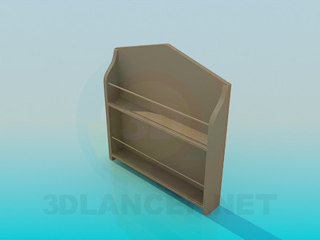 3d модель Кухонна поличка для спецій – превью 3d модель Кухонна поличка для спецій – превью