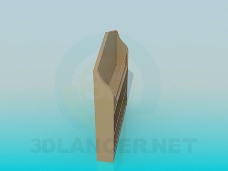 3d модель Кухонна поличка для спецій – превью 3d модель Кухонна поличка для спецій – превью