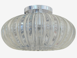 Ceiling lamp in glass (C110244 1amber)