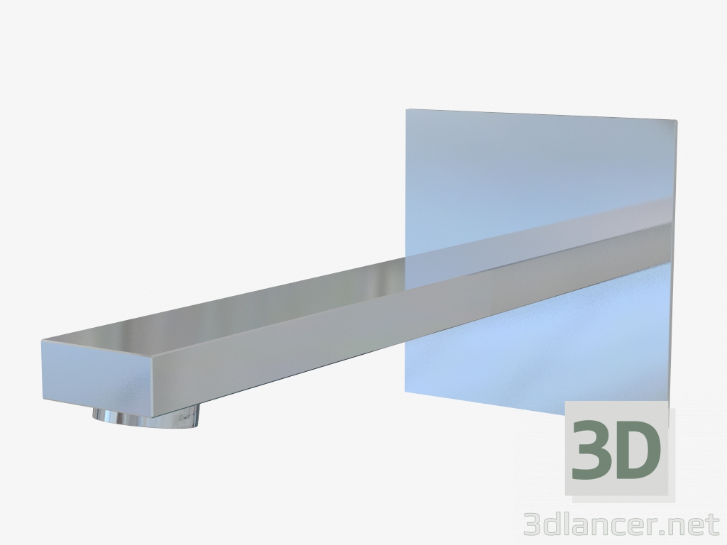 3d model Spout for concealed bathroom (20103) - preview