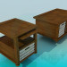 modello 3D Grandi tavoli di legno - anteprima