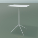 3d model Square table 5748 (H 103.5 - 69x69 cm, spread out, White, V12) - preview