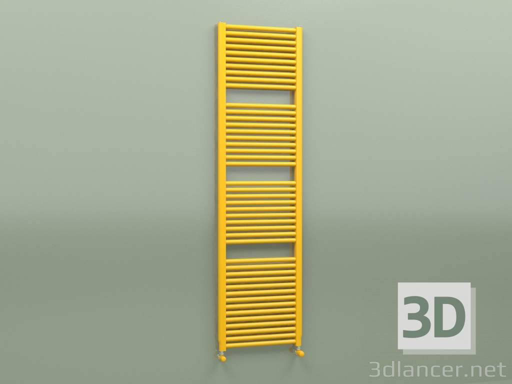3D modeli Isıtmalı havlu askısı NOVO (1808x500, Kavun sarısı - RAL 1028) - önizleme