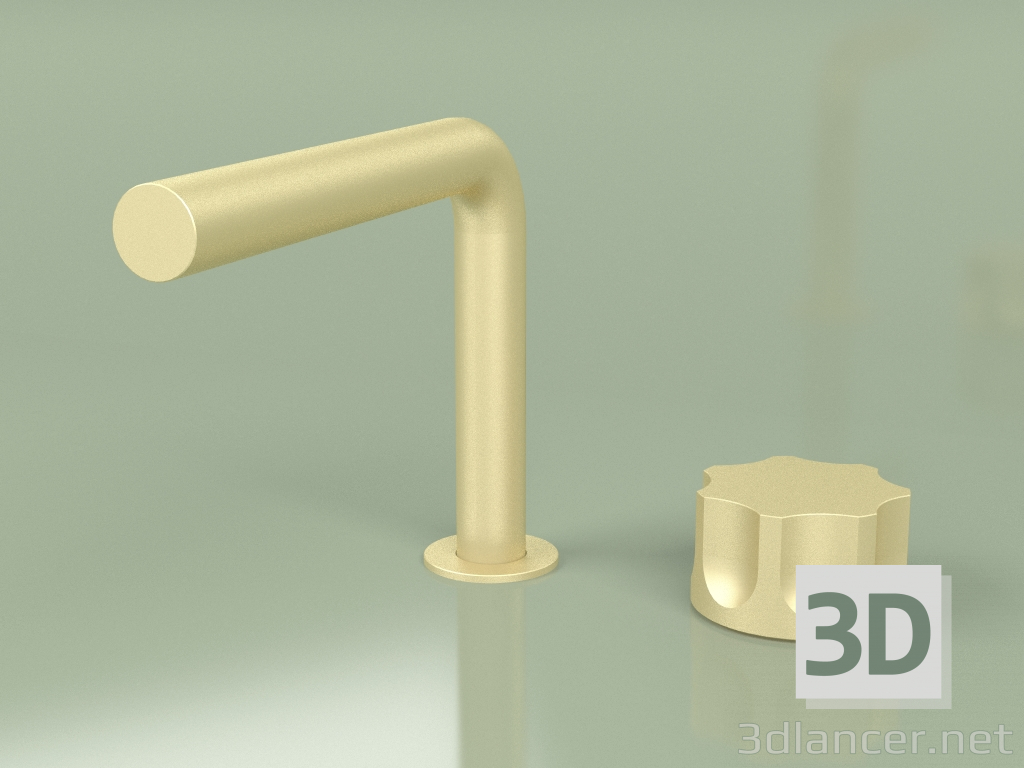 modèle 3D Mélangeur hydro-progressif 2 trous avec bec pivotant (17 31, OC) - preview