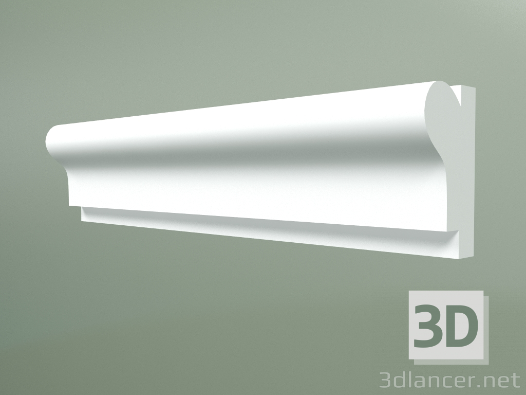 modello 3D Modanatura in gesso MT034 - anteprima