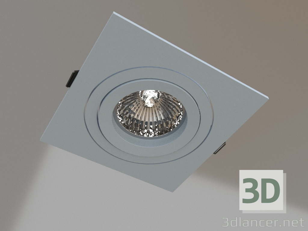 3D Modell Einbauleuchte (C0004) - Vorschau