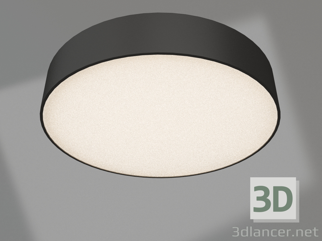3D Modell Lampe IM-RONDO-EMERGENCY-3H-R350-33W Day4000 (BK, 120 Grad, 230V) - Vorschau