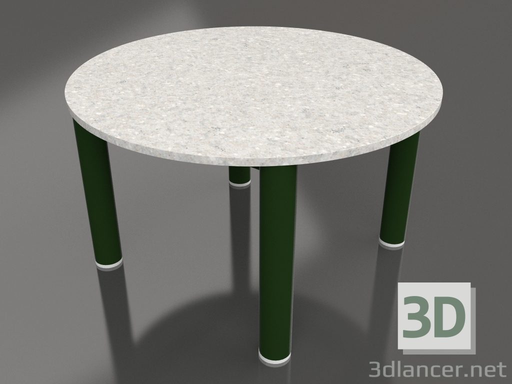 3d model Coffee table D 60 (Bottle green, DEKTON Sirocco) - preview