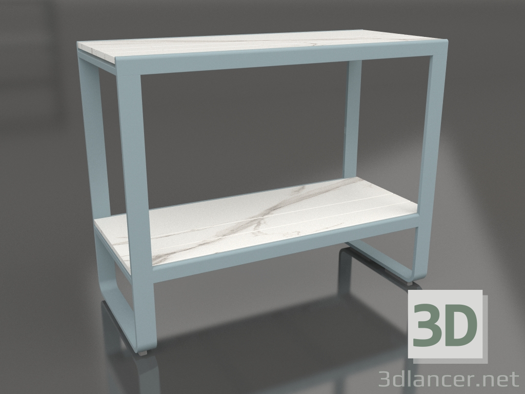 modello 3D Scaffale 90 (DEKTON Aura, Grigio blu) - anteprima