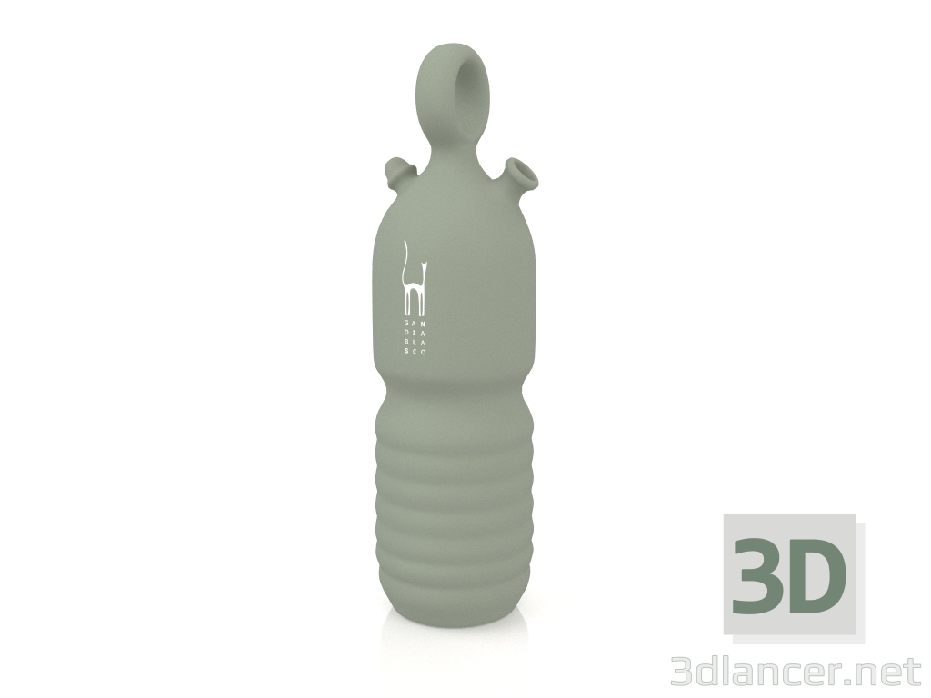 3D Modell Krug (Zementgrau) - Vorschau
