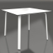 3d model Mesa comedor 90 (Blanco) - vista previa