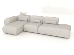 Corner sofa Laspy 340 cm
