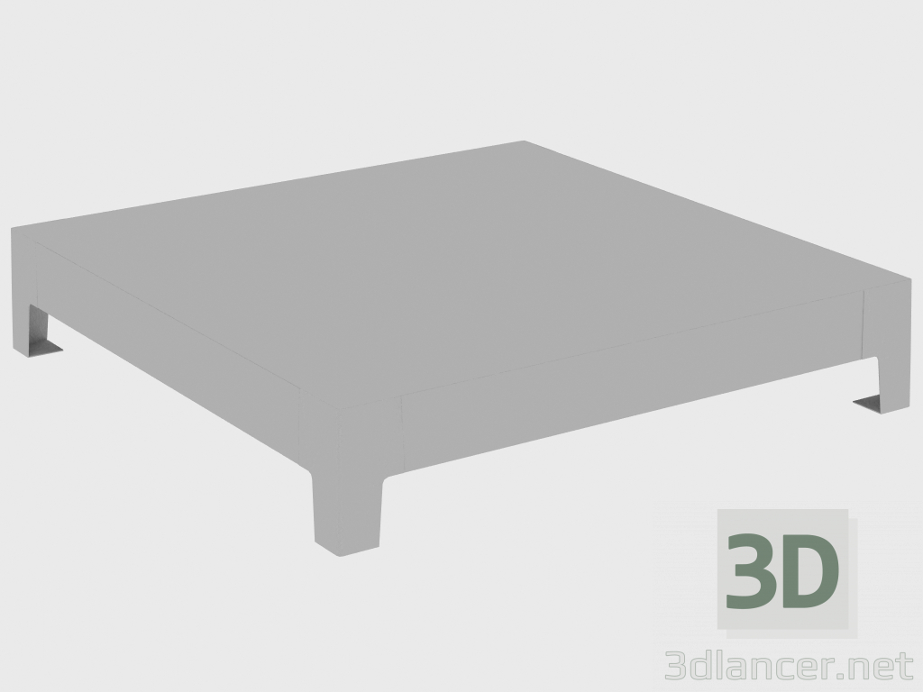 modello 3D Tavolino da caffè GORKY SMALL TABLE (150x150xH30) - anteprima