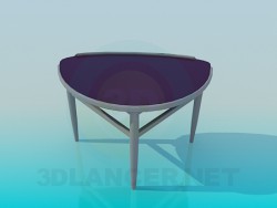 Table d’appoint semi-circulaire