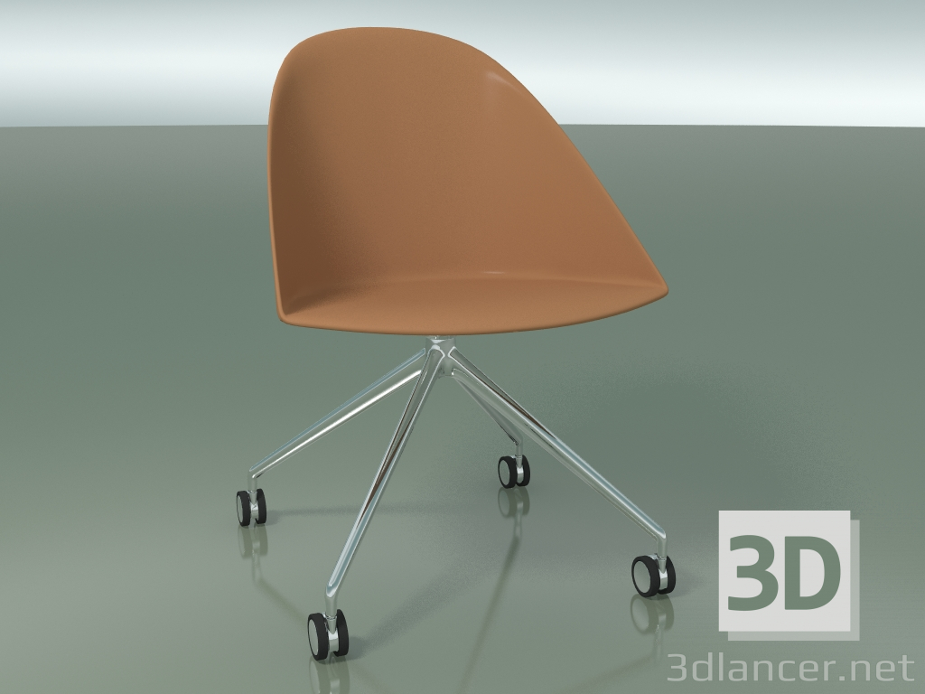 Modelo 3d Cadeira 2216 (4 rodas, CRO, PC00004 polipropileno) - preview