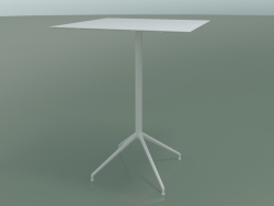 Table carrée 5749 (H 103 - 79x79 cm, Blanc, V12)