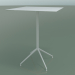modèle 3D Table carrée 5749 (H 103 - 79x79 cm, Blanc, V12) - preview