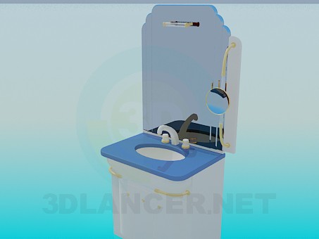 3d model washstand - preview 3d model washstand - preview