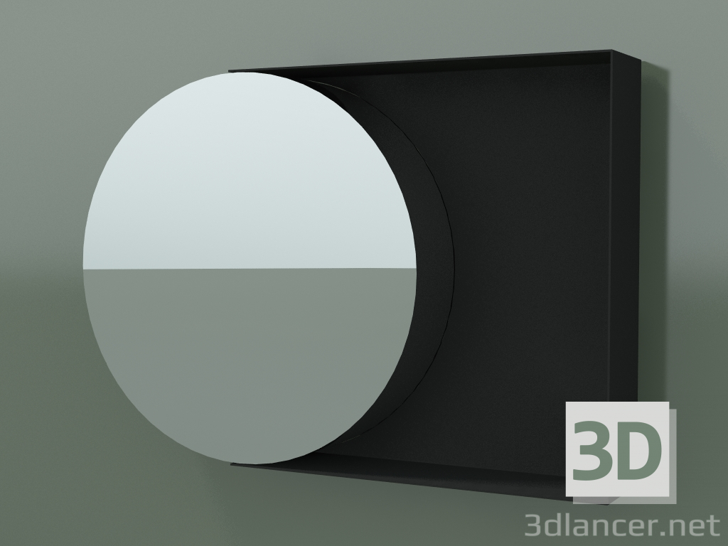 modello 3D Specchio Pois (8APMA0S02, Lamiera, D 40 cm) - anteprima