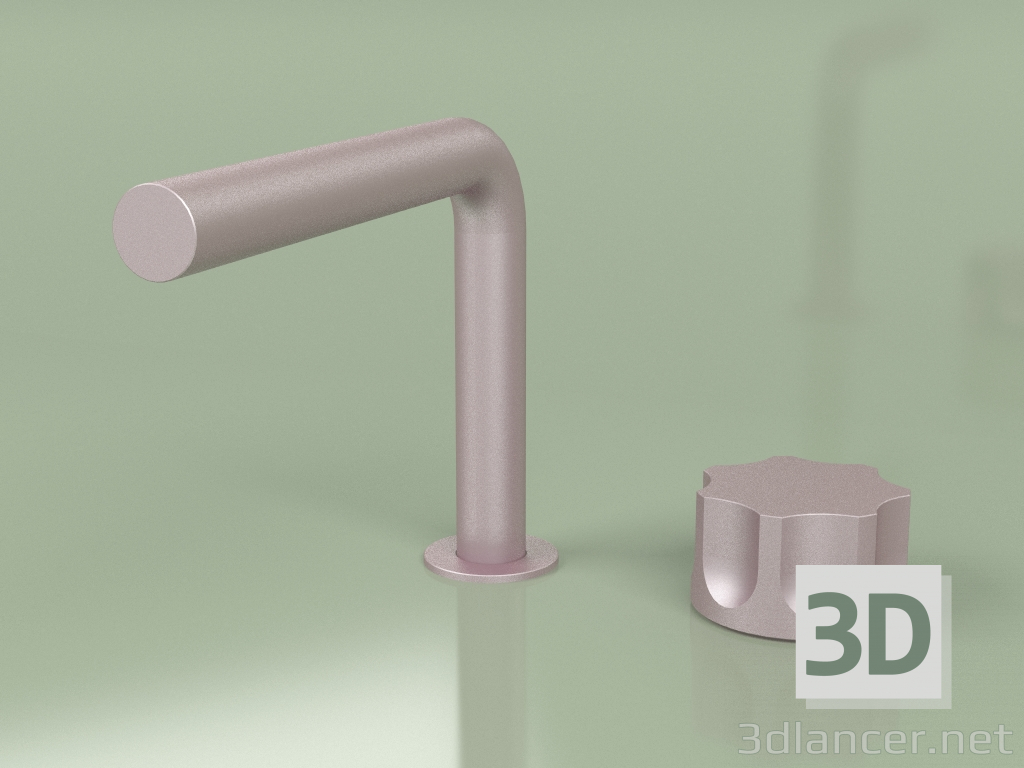 3d model 2-hole hydro-progressive mixer with swivel spout (17 31, OR) - preview