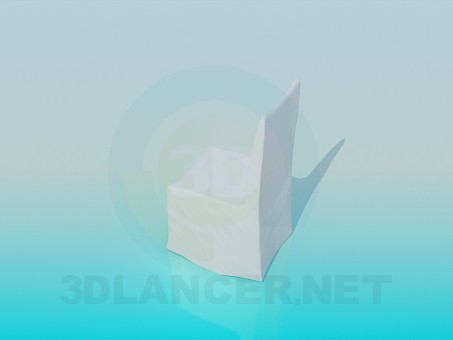 3d модель Стул в чехле – превью 3d модель Стул в чехле – превью