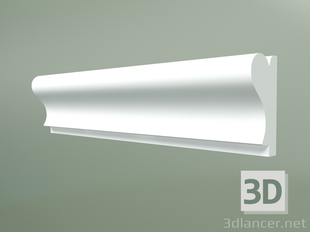 modello 3D Modanatura in gesso MT035 - anteprima
