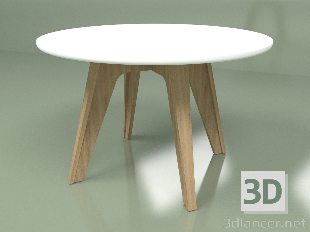 3 डी मॉडल खाने की मेज TA01 (सफेद) - पूर्वावलोकन