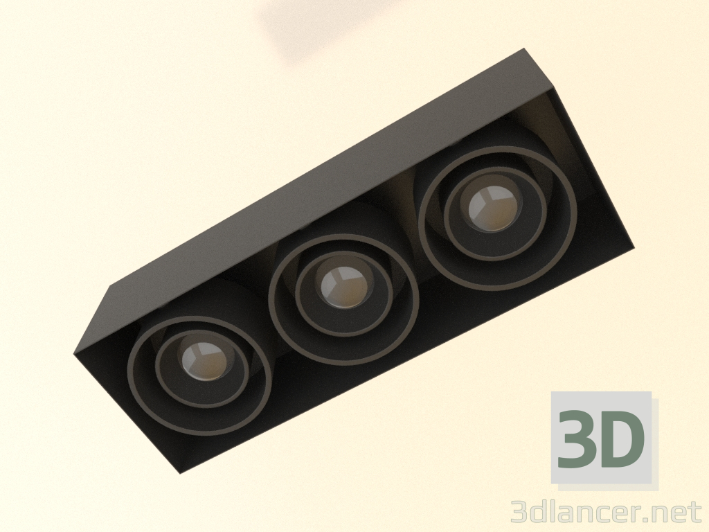 3D modeli Gömme armatür Fusion RT L31 - önizleme