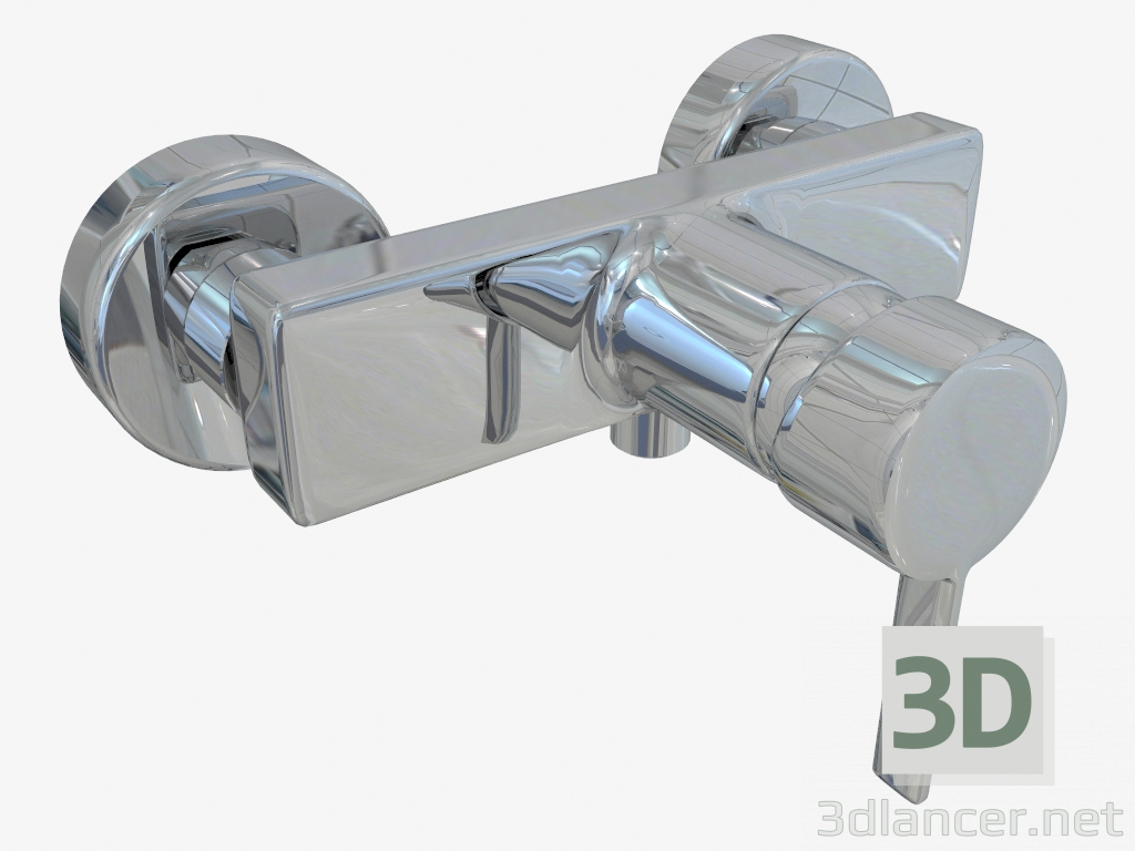 3D Modell Brausebatterie ohne Duschgarnitur Floks (BCF 040M) - Vorschau