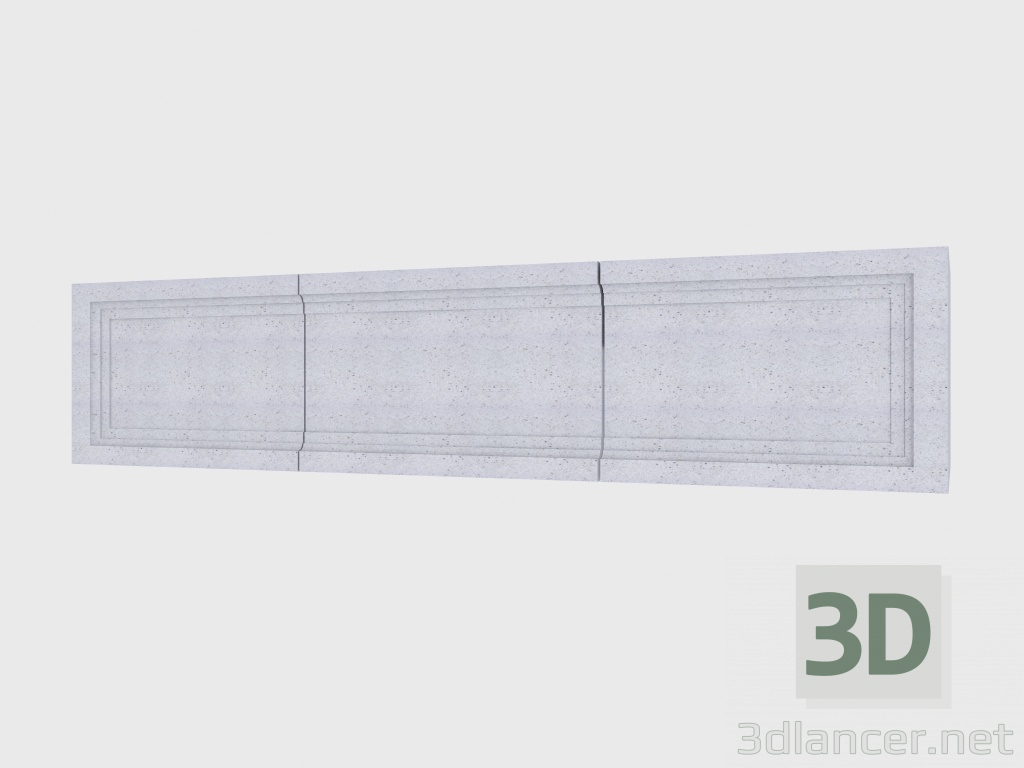 3D modeli Panel (FF53KH) - önizleme