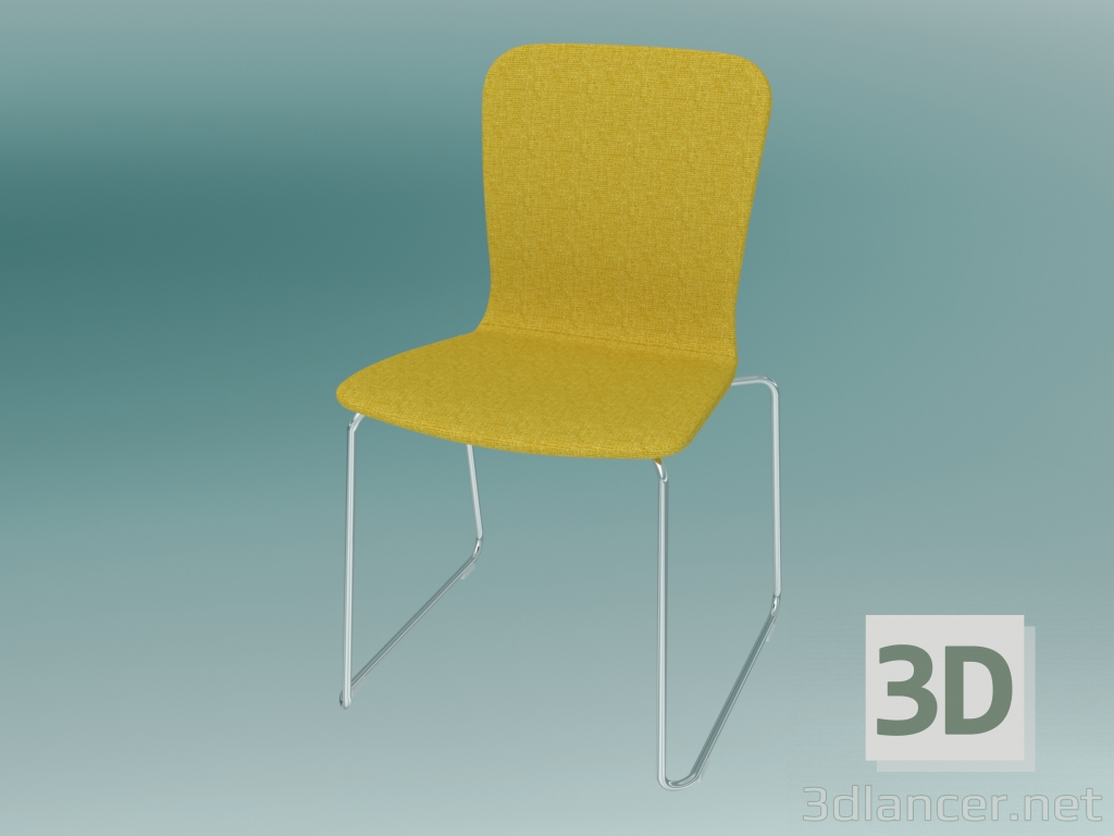 3d model Visitor Chair (K43V3) - preview