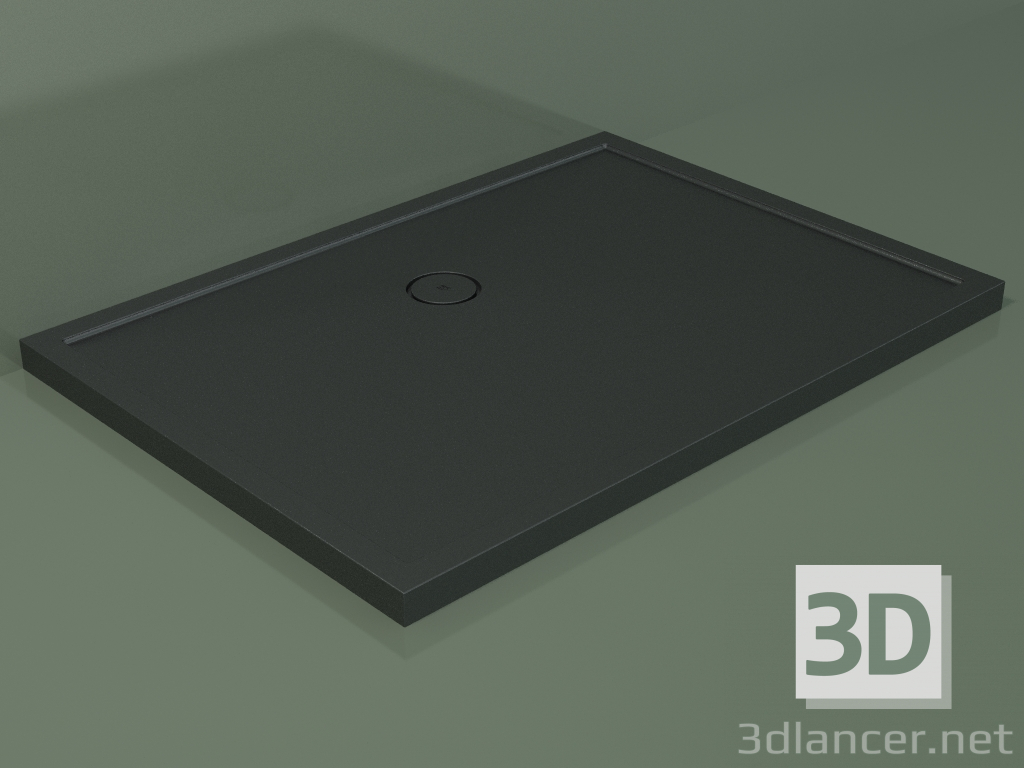 modèle 3D Receveur de douche Medio (30UM0142, Deep Nocturne C38, 140x100 cm) - preview