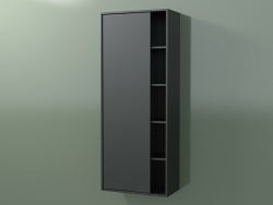 Настінна шафа з 1 лівій дверцятами (8CUCDСS01, Deep Nocturne C38, L 48, P 24, H 120 cm)