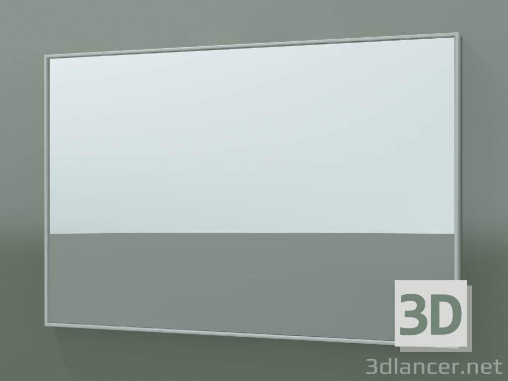 modello 3D Specchio Rettangolo (8ATCB0001, Glacier White C01, Н 48, L 72 cm) - anteprima